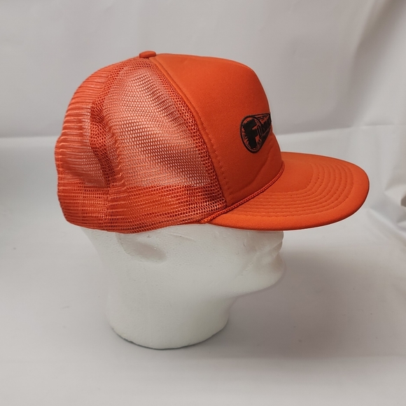 Furman Lumber Snap-back Trucker Hat orange.
Very - Picture 2 of 7